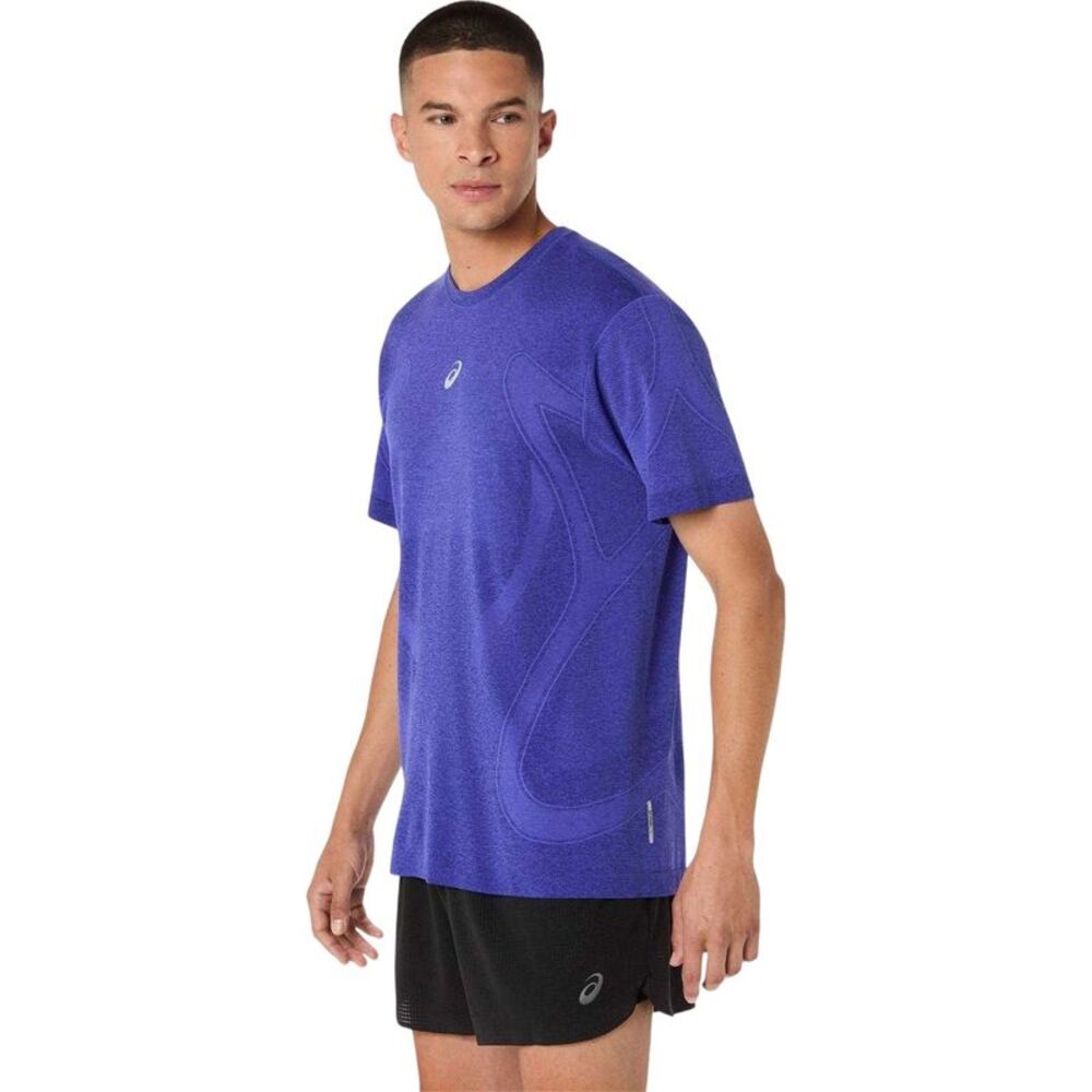 Asics Mens Road Seamless Top / Cobalt